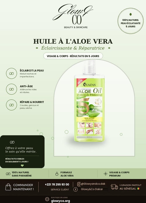 Huile Corporelle Réparatrice Aloe Vera
